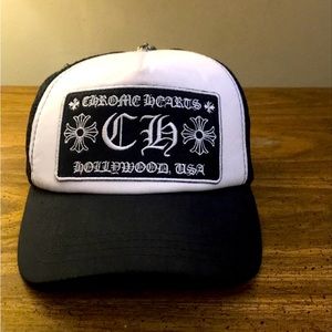 Chrome hearts Hollywood mesh USA trucker hat